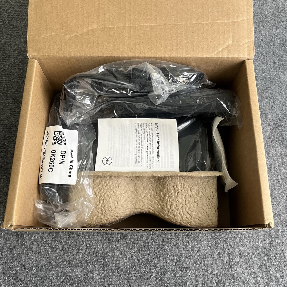 Open Box DELL WD15 4K Docking Station W/ 180W Power Adapter *Read*